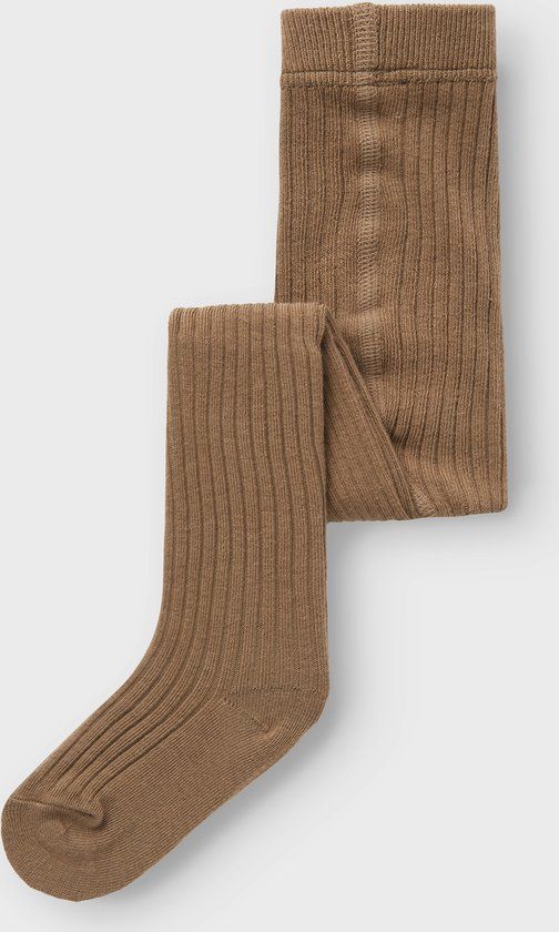 LIL' ATELIER NAME IT NMNILSO PANTYHOSE LIL NOOS - Unisex - Bruin - Kinderen - Katoen/Polyamide/Elastaan - Lente/Zomer 2025