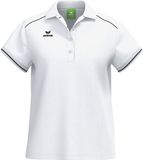 Erima Cmpt 3 Wings Polo Dames - Wit / Zwart | Maat: 42