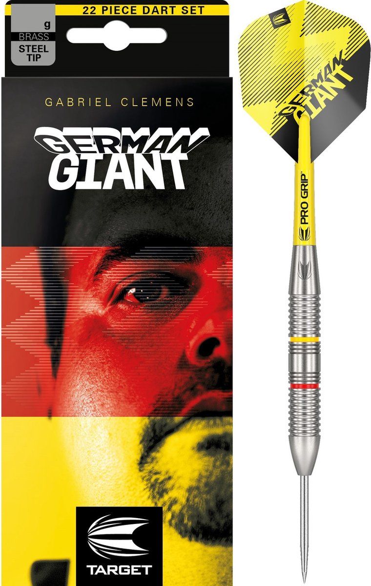 Target Gabriel Clemens Brass Set - Dartpijlen - 22 Gram