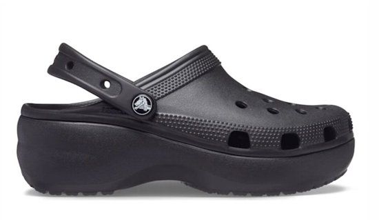 Crocs Classic Platform Clog Women Zwart