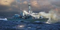 Trumpeter Modelbouwpakket Militaire voertuigen - 06722 HMS Monmouth F235 - Type 23-klasse - Brits Fregat Plastic - 1:700 - Modelbouw