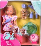 Simba Evi Love Pop met hond bad en accessoires