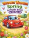 Vroom Vroom Spring Activity Book for Kids Ages 3-5
