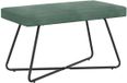vidaXL Sofa vert émeraude 80 x 40 x 45 cm velours