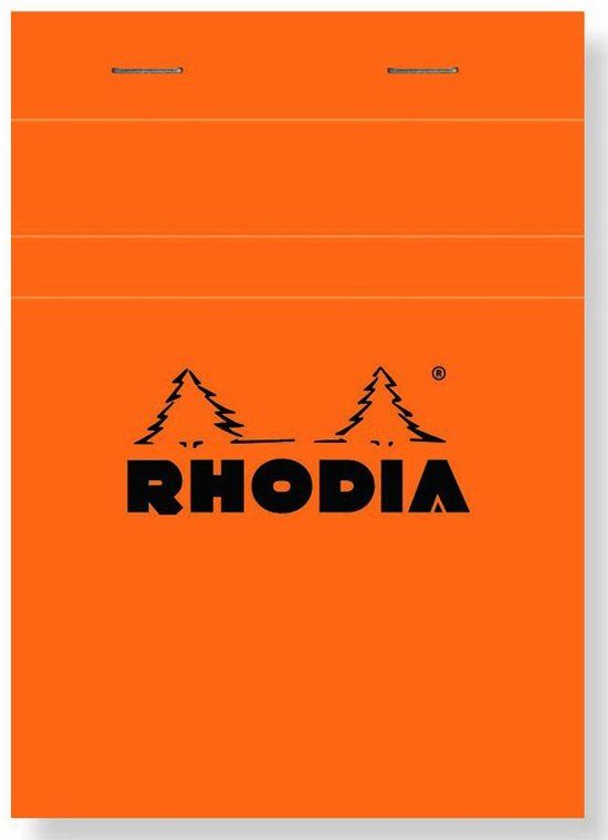 Ericson Rhodia 01320001 schrijfblok & schrift A6 160 vel Oranje