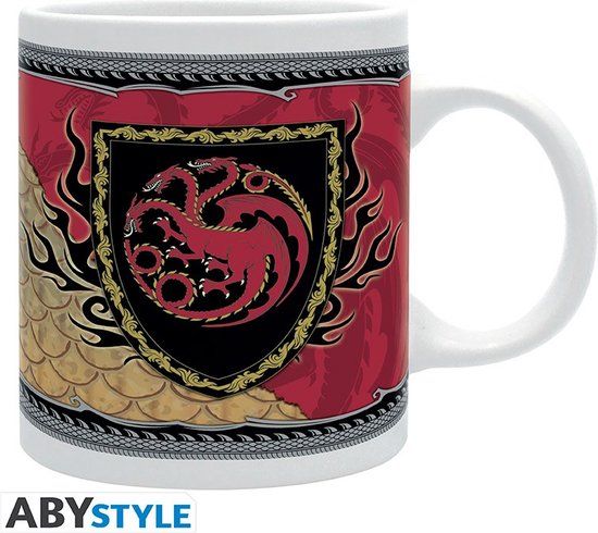 Game of Thrones Abysse Corp S.A.S. Game of Thrones House of the Dragon - Targaryen Dragon Quest Kopje - Keramiek - Multicolor