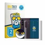 BROTECT - Screenprotector voor Samsung Galaxy Z Fold 8 Ultra (Voor+Achter) - Folie Beschermfolie transparant volledig dekking - 2 Stuks