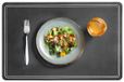Cosy&Trendy Tafel placemat - PU-leer/leer look - zwart - 43 x 30 cm