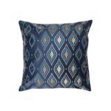 Douceur d'intérieur Sofia Kussensloop (40 x 40 cm) fluweel bedrukt goud
