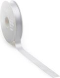 MTis B.V. Satijnband Double Face 25mm Zilver