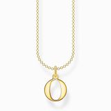 Collier Thomas Sabo KE2024-413-39-L45V Halsketting Dames 925er Zilver geel verguld 38-45cm