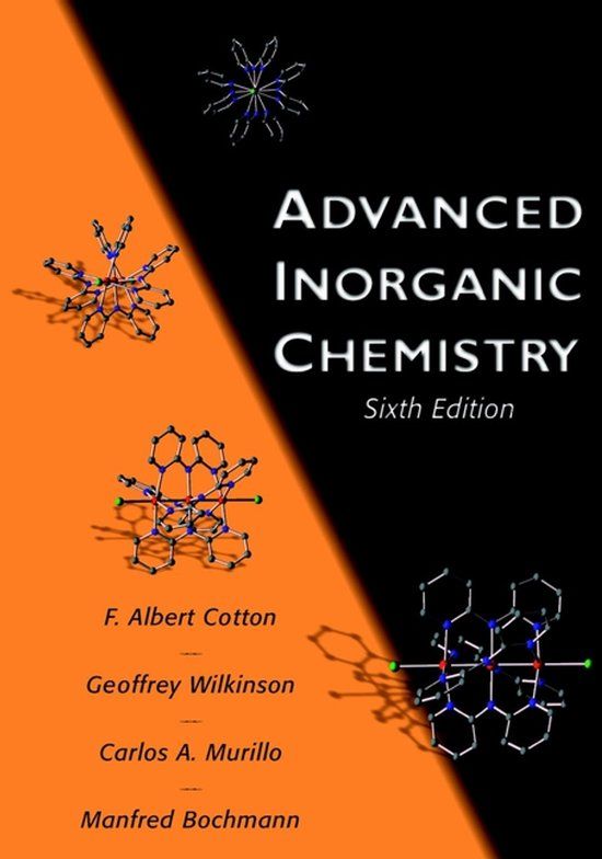 Advanced Wiley-VCH GmbH Advanced Inorganic Chemistry 6th Edition Hardcover