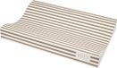 Meyco Baby Fat Stripe aankleedkussen - Taupe - 50x70cm