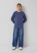s.Oliver T-shirt petrol coton col rond manche courte enfants 128