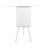 Bi-Office Flipover Easy, Niet-Magnetisch Met 2 Zijarmen, Met Uitschijfbare Telescopische Poten, Grijze Omlijsting, Afmeting Whiteboard A1-600 x 850 mm