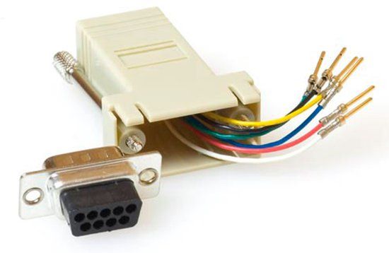 Intronics ECO - RJ45 naar sub-D 9 polig - Grijs