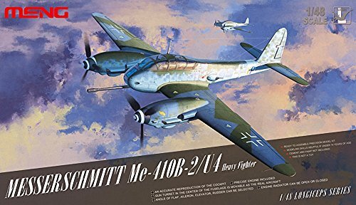 meng Model 1:48 Messerschmitt Me-410B-2/U4 Heavy Fighter" Kit (meerkleurig)