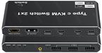 Inf 2-en-1 USB-C KVM-schakelaar 8K à 60Hz 4K à 120Hz