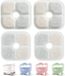BeiJingLiangPinJiaZuoKeJiWenHuaFaZhanYouXianGongSi Filtre de remplacement pour fontaine à eau pour chat - Système de triple filtration - Compatible avec fontaine à eau pour chat de 2,5 L/84,5 oz - Lot de 4