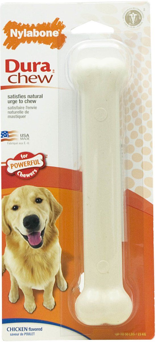 NYLABONE Harde Bijters Kluif - Kip - Voor Honden tot 20 kg