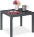 Merkloos Relaxdays Balkontafel met houtlook - Grijs - 39 x 52 x 48 cm