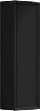 Saniclass Prime Core Hoge Kast - 120x34.5x34.5cm - 1 deur - mat zwart - MDF
