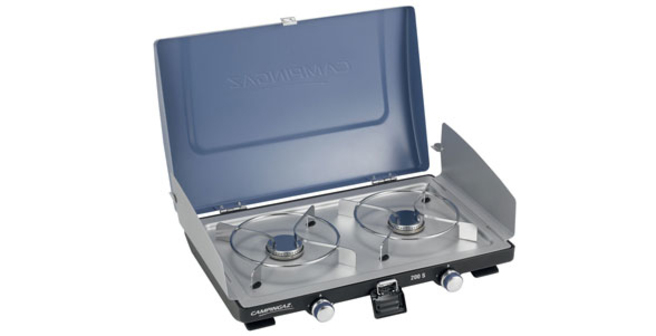 Campingaz 200 S - Gas Cooktop - 2 Burners - Black & Stainless Steel