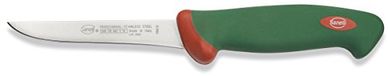 VLEESMES Sanelli Ligne Premana Professional, uitbeenmes, fijn, 12, roestvrij staal, groen en rood, 25 x 3,0 x 4,0 cm