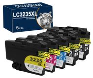 Brother Cartouches d'encre LC3235 XL pour Brother DCP-J1100DW, set de 5