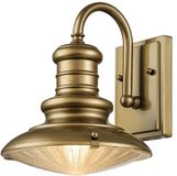 Feiss LED Wand Buitenlamp Redding Station | 1X E27 Max 60W | IP44 | Dimbaar | Painted Distressed Bronze