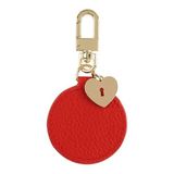 Draeger Paris sleutelhanger hart donkerrood