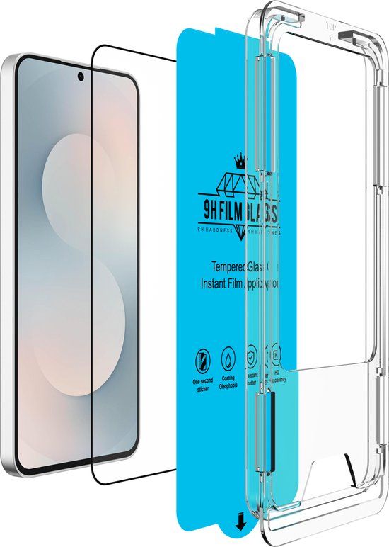Just in Case screenprotector geschikt voor Samsung Galaxy S25 FE - Screenprotector met Applicator