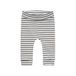 Noppies baby katoenen gestreepte babybroek - blauw/ecru