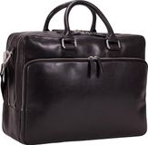 Leonhard Heyden Cambridge laptoptas 3-vaks 15 inch - Zwart
