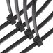 Zwarte nylon kabelbinders, 7,2 x 450 mm (20 stuks)