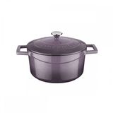 Lava Cocotte - 20 cm - 2.82 litre - Fonte - Violet