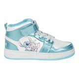 disney,lilo_and_stitch Disney Lilo en Stitch straatschoenen blauw kinderen unisex hoge sneakers maat 33