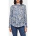 GUESS New Melissa Chemise Paisley Floral Bleu Taille: 44 | Manches longues Outlet | Femme | Bleu