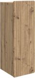vidaXL Wandkast 33 x 34,5 x 94 cm Bewerkt hout Artisanaal eiken