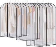 Merkloos / Sans marque Thijox - 16 Kledingzakken 60x120/100/80 cm - Transparante Kledingbeschermhoes met Rits - Voor Jurken, Overhemden, Mantels, en Pakken - Ideaal voor Ops