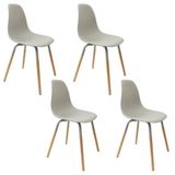 SILLA PHOENIX SILLA GRIS ESCANDINAVA