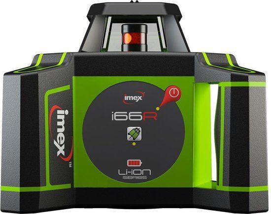 Imex Roterende Laser i66R - 400m - Rood - Incl. LRX6 Ontvanger