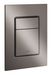 GROHE Skate Cosmopolitan S Bedieningspaneel Toilet - Verticaal - Dual Flush - Eco - Hard graphite (glanzend antraciet)