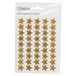 Blick Labels, metallic goud, zelfklevende stickers, sterren, 14 mm, 135 etiketten