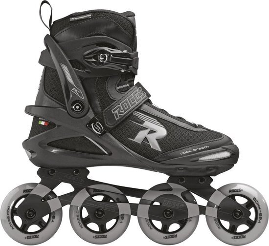 Roces Inlineskates Unisex PIC TIF 80 - Zwart/Grijs 45