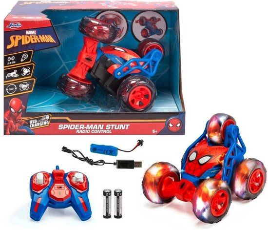 Dickie Radiografisch Bestuurbare Auto Spider-Man Stunt