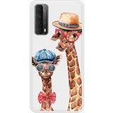 P Smart 2021 Funny Girafe Bedrukt siliconen hoesje