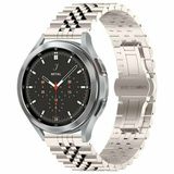 By Qubix - Stalen band - Starlight / sterrenlicht - geschikt voor Huawei Watch 5 - 46mm
