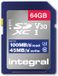 Integral 64 GB SDXC UHS-1 U3 CL10 V30 OP R-100 MBS