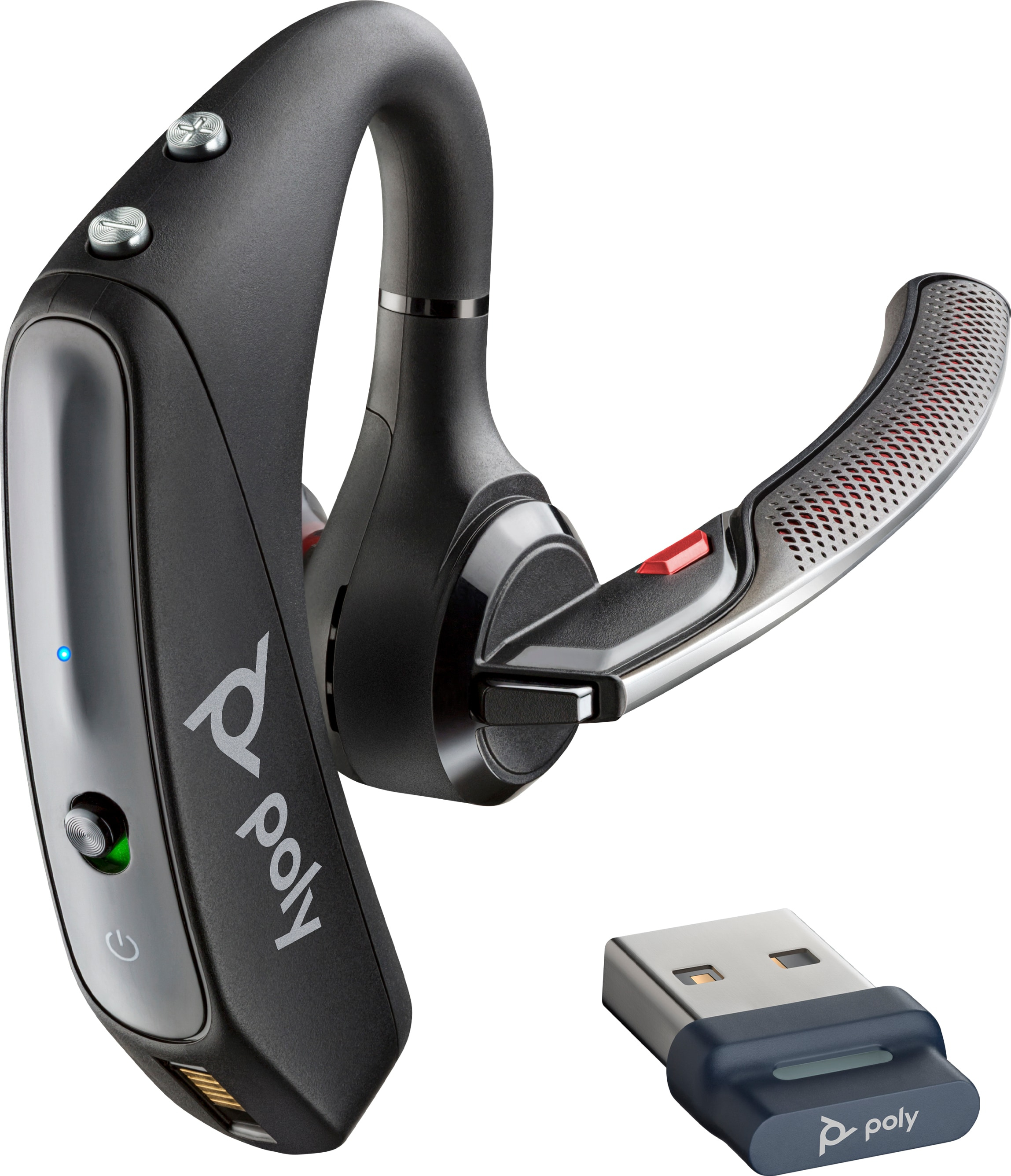 POLY   Voyager 5200 USB-A Bluetooth Headset + BT700 dongle